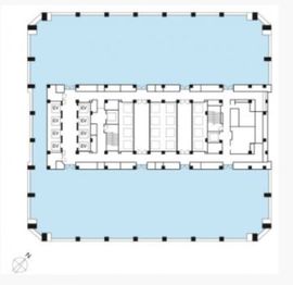 晴海アイランドトリトンスクエアオフィスタワーY 17階 間取り図