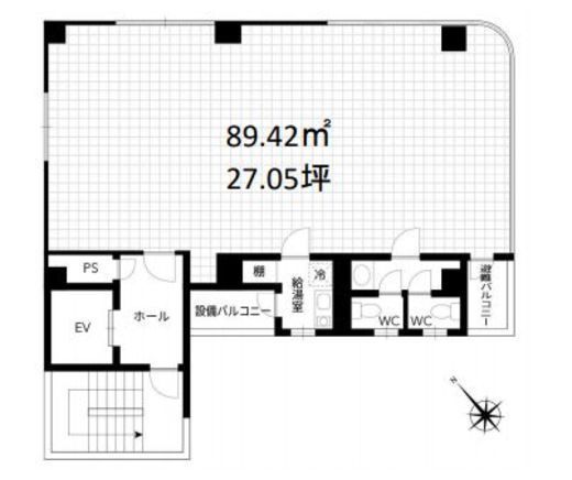 伊勢兼ビル 7階 間取り図