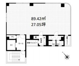 伊勢兼ビル 7階 間取り図