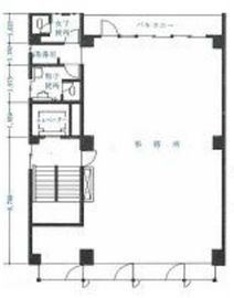 千葉家ビル 7階 間取り図