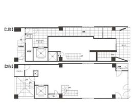 銀座グラスゲート 1階+2階 間取り図