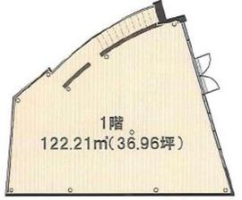 ティスモ代官山 1階 間取り図