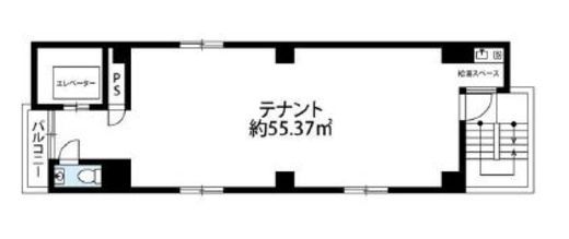 NVＩBldg. 5階 間取り図
