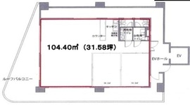 ニチレックビル 8階 間取り図