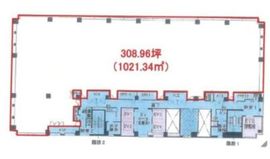 晴海アイランドトリトンスクエアオフィスタワーW 12階 間取り図