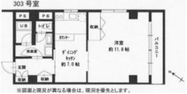 グリーンヒル代官山 303 間取り図