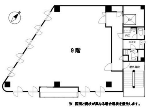 A・I・Kビル 9階 間取り図