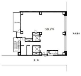 HT・新橋(旧:ミクニ新橋ビル) 3階 間取り図