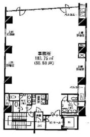 外苑ビル 8階 間取り図