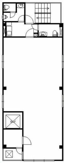 エルア神田(旧:3Kビル) 5階 間取り図