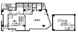 木村ビル(小川町) B1階+1階 間取り図