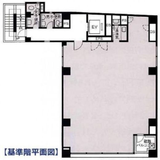 銀座新六洲ビル 5階 間取り図
