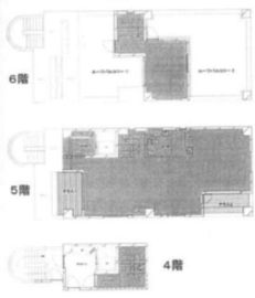 千葉ビル 4階-6階 間取り図