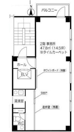 KS芝公園ビル2 2階 間取り図