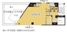 市ヶ谷科学技術イノベーションセンタービル 6階(SOHO) 間取り図