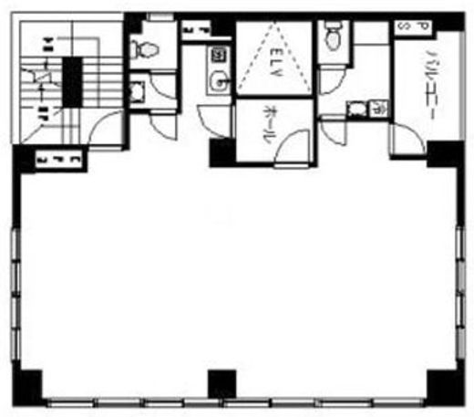 番町グロリアビル 4階 間取り図