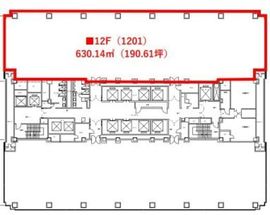 紀尾井町ビル 1201 間取り図