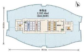 汐留シティセンター 1506 間取り図