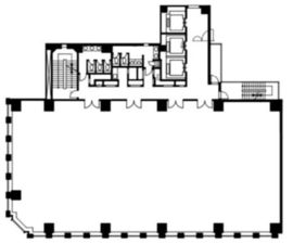 新橋M-SQUARE 401 間取り図