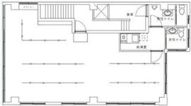 備広東日本橋ビルII 2階 間取り図