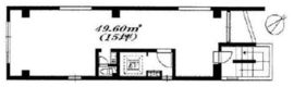 麻布西脇ビル 2階 間取り図