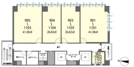 H1O平河町 901 間取り図