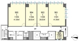 H1O平河町 905 間取り図