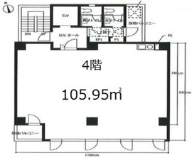 MYS東日本橋 4階 間取り図