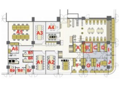goodoffice有楽町 6階B 間取り図