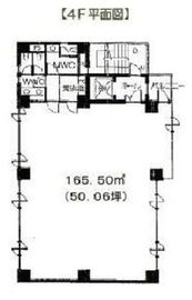 SHIBUYA OKADA BUILDING 4階 間取り図