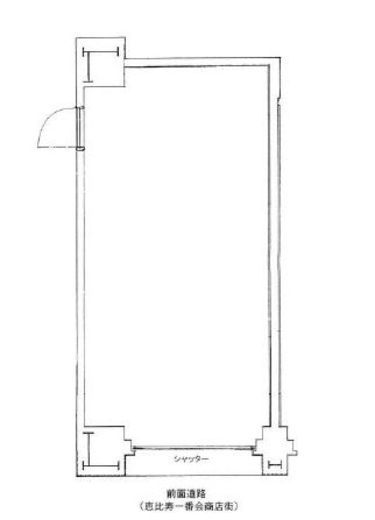 アルス恵比寿メイクス(店舗) 101 間取り図