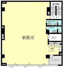 六波羅ビル 2階 間取り図