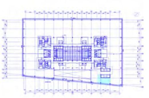 GINZA SIX 8階2 間取り図