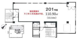 麻仁ビル渋谷 201 間取り図