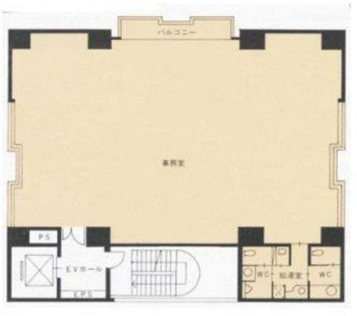 恵比寿幸和ビル 6階 間取り図