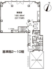 いちご南平台ビル B1階 間取り図