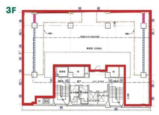 八重洲通りビルヂング 3階 間取り図