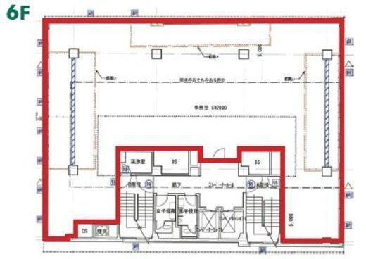八重洲通りビルヂング 6階 間取り図