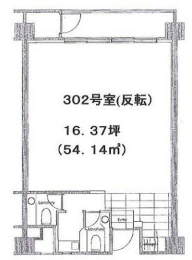 ソサエティ恵比寿(イルチェントロ恵比寿) 302 間取り図