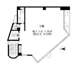 若葉西ビル 5階 間取り図