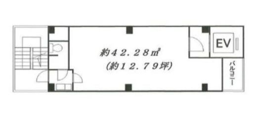 高麗羅ビル 5階 間取り図