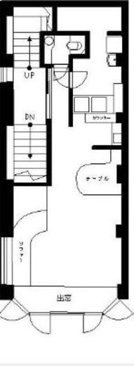 築地小柴ビル 2階 間取り図