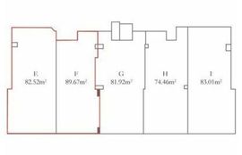 GRAN EBISU B1階EF 間取り図