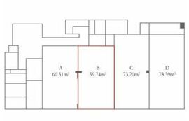 GRAN EBISU 1階B 間取り図