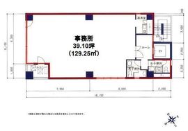 KAMONビル 3階 間取り図