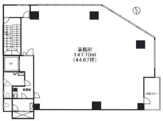TMSビル 7階 間取り図