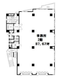 岩見ビル 2階 間取り図