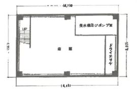 外神田フジハイツ(店舗・事務所) B1階 間取り図