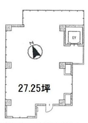 ブエナヴィスタ恵比寿 5階 間取り図