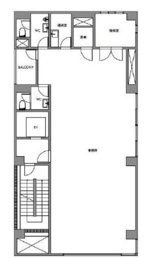 ウィンド銀座8ビル 3階 間取り図